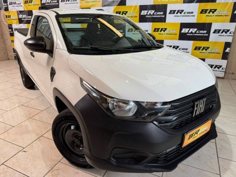 FIAT - STRADA 1.4 ENDURANCE CS PLUS 8V FLEX 2P MANUAL - 2022/2023 - BRANCA - R$ 76.900,00