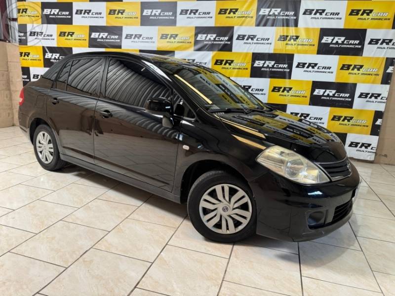 NISSAN - TIIDA 1.8 SEDAN 16V FLEX 4P MANUAL - 2011/2012 - PRETA - R$ 29.900,00