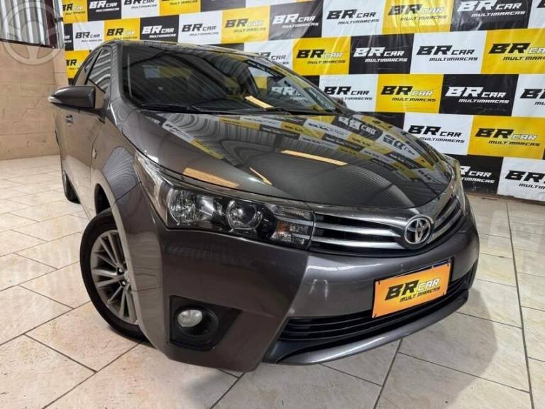 TOYOTA - COROLLA 2.0 XEI 16V FLEX 4P AUTOMÁTICO - 2015/2016 - CINZA - R$ 84.900,00
